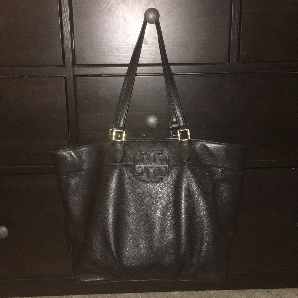 TORY BURCH STACKED EAST WEST T TOTE